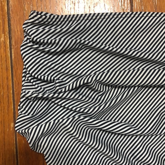 Plus swim bottoms — navy and white stripes - Picture 3 of 6